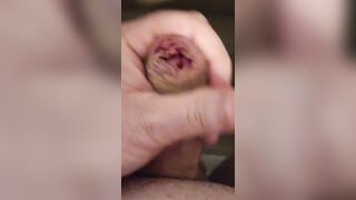 fresh shaving Greeke dick and bals with cumshot