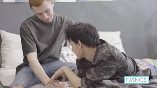 Ginger Twink Michael Finger Fucks Logan Before A Nasty & Wild Anal Fuck! - 3 image