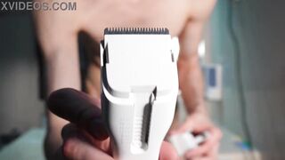 Tiktok boy teaches how to shave testicles and dick - 10 image