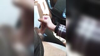 redneck cowboy gets a handjob while driving - 8 image