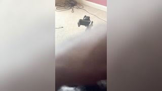 stepSon Stroking his BBC to porn.