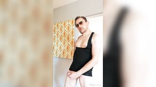watch hot and horny daddy Flavio Piccioni jerk his fat cock and shoot his cum - 4 image