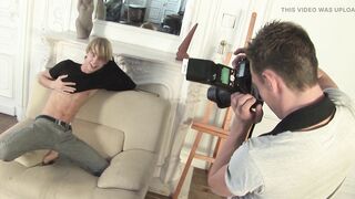 Hard cocked blond fucks the perfect ass of the boy - 5 image