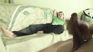 Horny gay couple squirt after anal fuck - 4 image