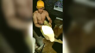 KinkyChrisX - Yellow stockings and jock - 8 image