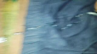 Cumshot on Panties Thong GString Bikini