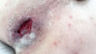 Juice Flows Out of My Ass After I Get Fucked Hard