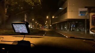 Hot gay blowjob in the car