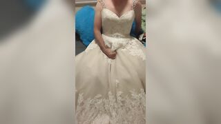 Taking Former Bride's Used Wedding Dress to Bed