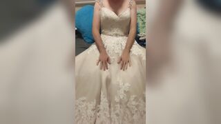 Taking Former Bride's Used Wedding Dress to Bed - 2 image
