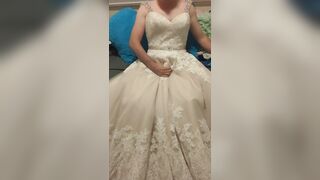 Taking Former Bride's Used Wedding Dress to Bed - 4 image