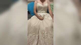 Taking Former Bride's Used Wedding Dress to Bed - 5 image
