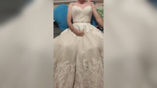 Taking Former Bride's Used Wedding Dress to Bed - 6 image
