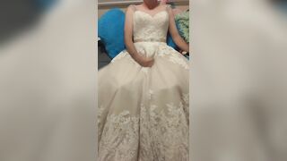 Taking Former Bride's Used Wedding Dress to Bed