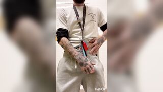 Risky bathroom play every day at work - 6 image