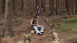 Horny guys with hard cocks love to fuck in the woods - 3 image