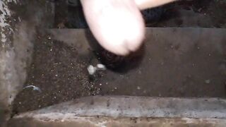 Did in public toilet masterbet semen came out