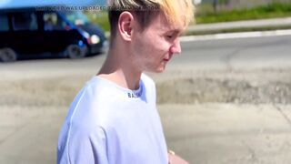 Nick Lewis Convinced a Handsome Straight Guy to Give Him a Bliwjob for Funds on a Beach