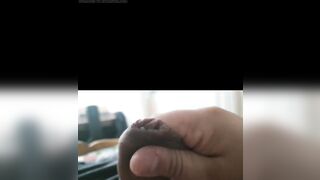 Guy masturbating, real cumshot