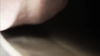 Here I fuck and squirt horny on my wife's high white leather boots