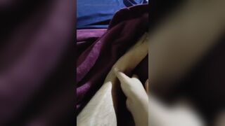 Touching my delicious feet for you