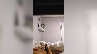 Holding in my cum to practice but then later I burst out yummy cum - 1 image