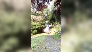 Dressed with a pleated floral dress for a night out