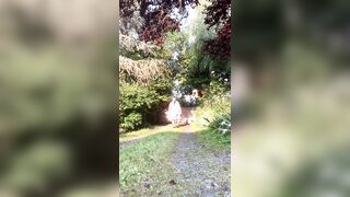 Dressed with a pleated floral dress for a night out