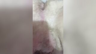 Fat Guy Showing His Dick and Ass in the Bed While Parents Are Outside