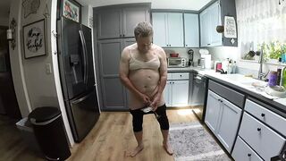 More Piss,than showing butt plug.