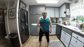 Drinking my piss wine.