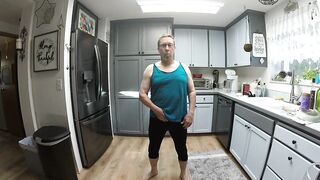 Drinking my piss wine.