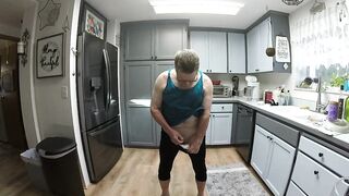 Drinking my piss wine.