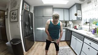 Drinking my piss wine.