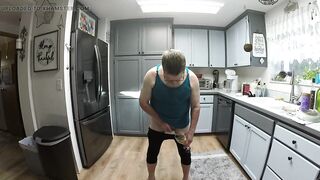 Drinking my piss wine.