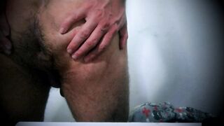 CLOSE UP ON MY DICK AND MY ASS, HAIRY