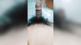 the Asian man pulled his penis