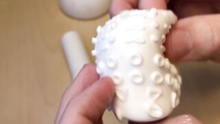 New Masturbation Toy + Small Cock = Cumshot / Part 1