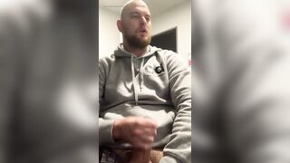 Late night wank - with lots of CUM