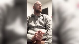 Late night wank - with lots of CUM