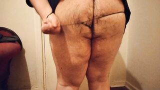 12 inch dildo and big butt plug in fat ass