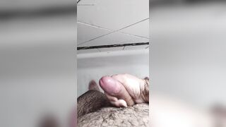 Cleaning pipe in the shower