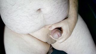Chubby Daddy Masturbating A Thick Load Of Cum For Your Enjoyment