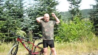 Crazy mountain biker - 1 image