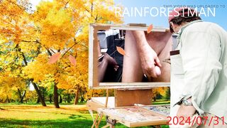 Rainforest-man Getting a Hard On. - 5 image