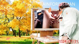 Rainforest-man Getting a Hard On. - 9 image