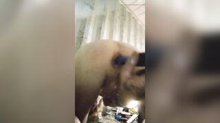 Solo play me wanting cock in my mouth and one in my ass