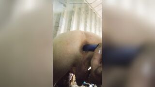 Solo play me wanting cock in my mouth and one in my ass