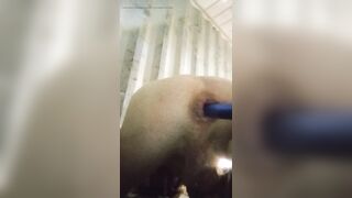 Solo play me wanting cock in my mouth and one in my ass