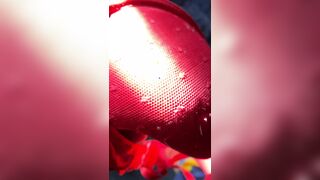 Underwear cummed in her